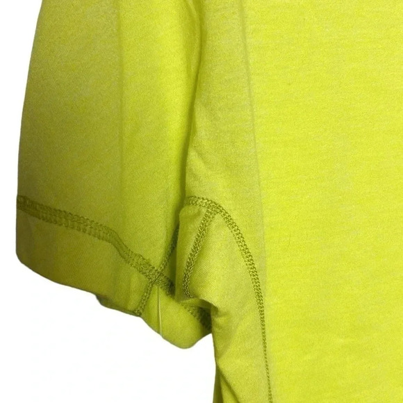 Reebok Tee shirt ,  men size Small , yellow with logo, Ptp 18.5 , NWT unisex - Picture 5 of 13